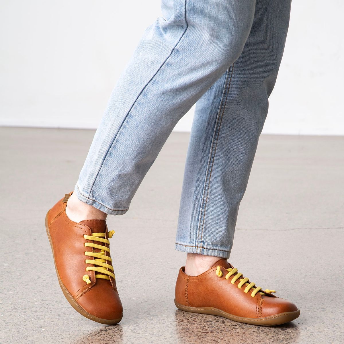 CAMPER - Zapato Casual Hombre Cuero Café Camper