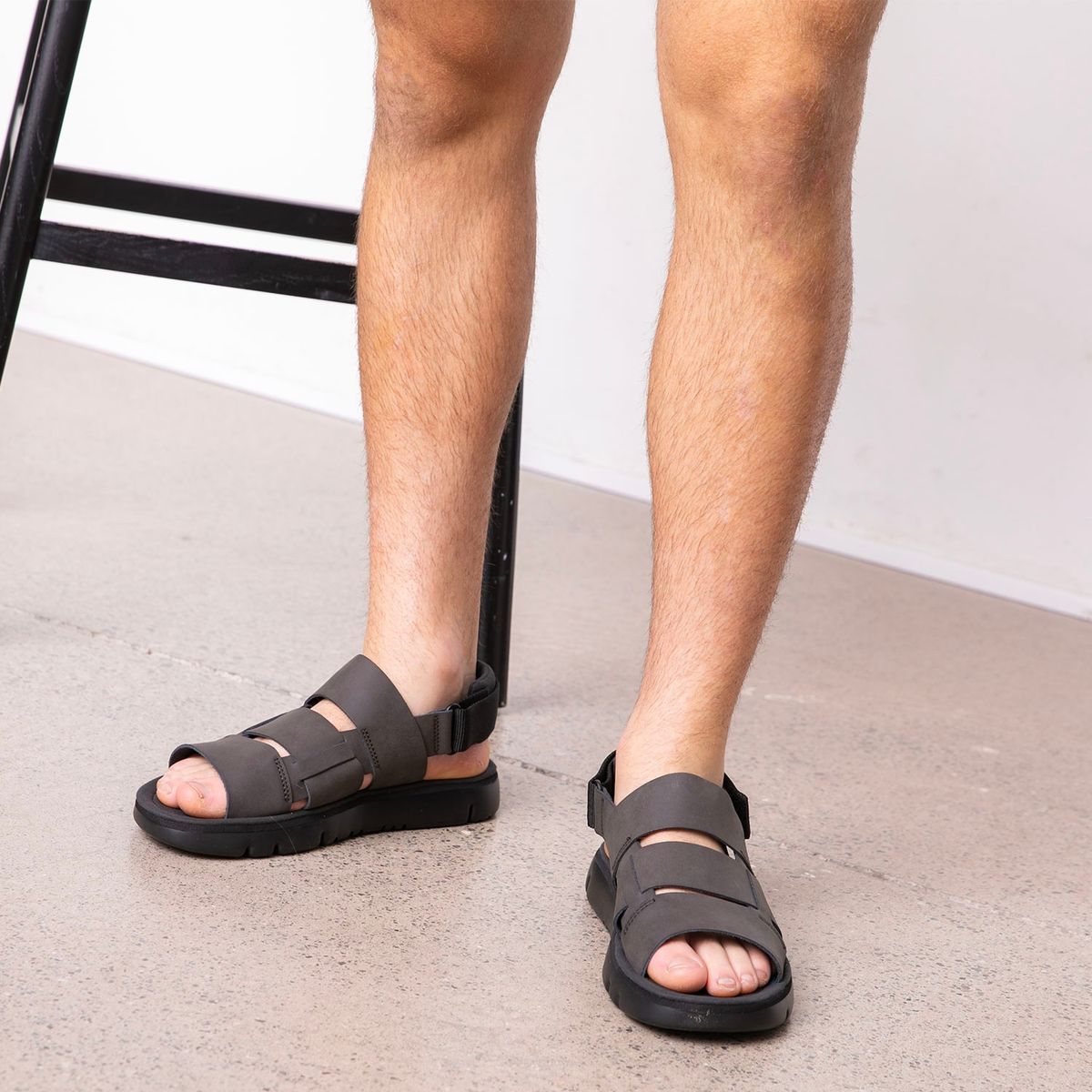 CAMPER - Sandalia Hombre Cuero Café Camper