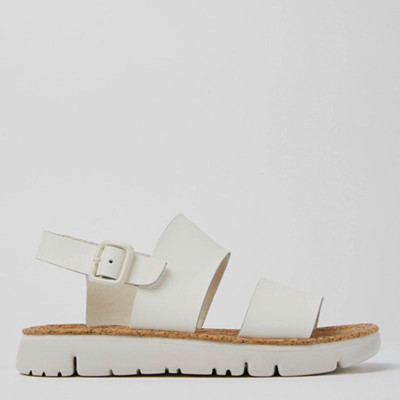 CAMPER - Sandalia Mujer Cuero Blanco Camper
