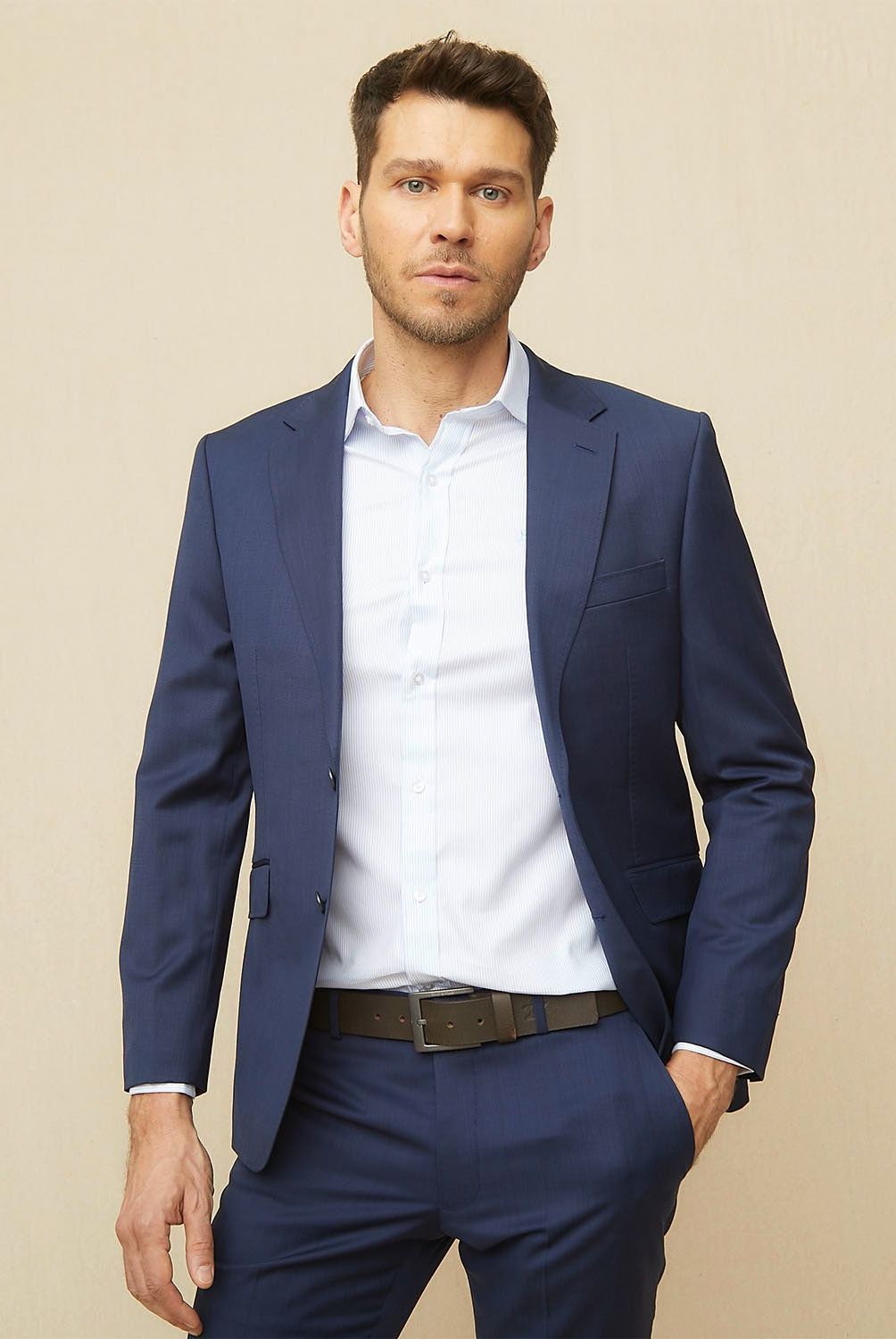 LA MARTINA - Vestón Traje Formal Slim Fit Hombre La Martina