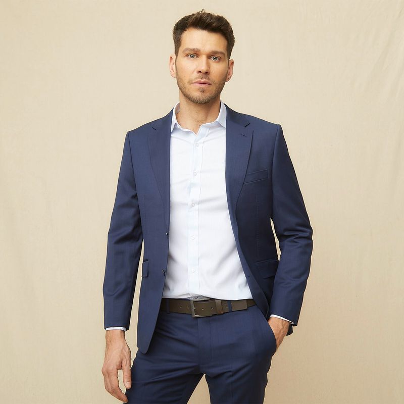 LA MARTINA - Vestón Traje Formal Slim Fit Hombre La Martina