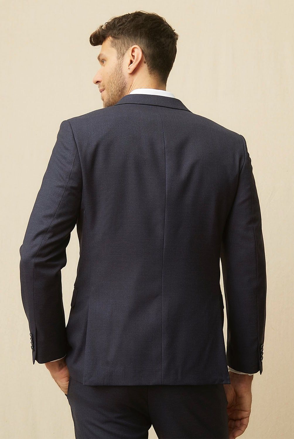 LA MARTINA - Vestón Traje Formal Slim Fit Hombre La Martina