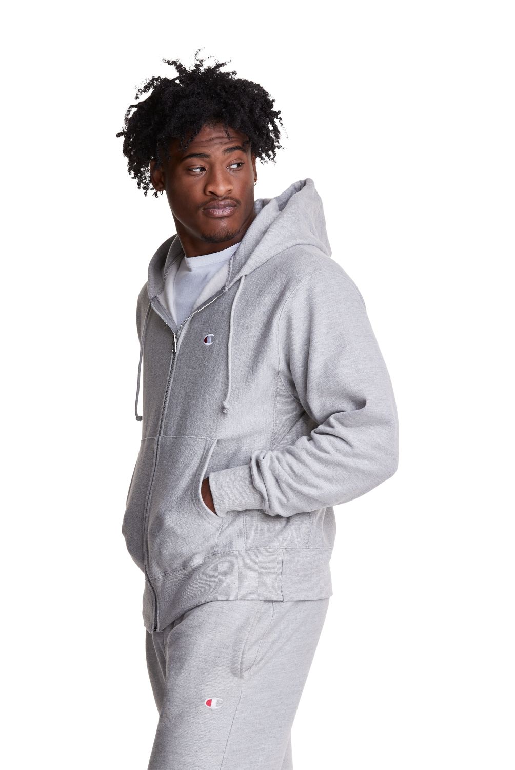 CHAMPION - Polerón Hoodie Manga Larga Hombre Champion