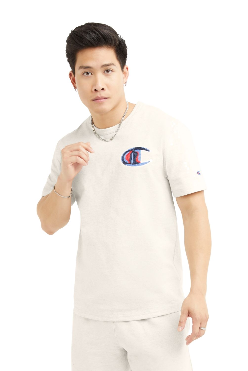 CHAMPION - Polera Manga Corta Hombre Champion