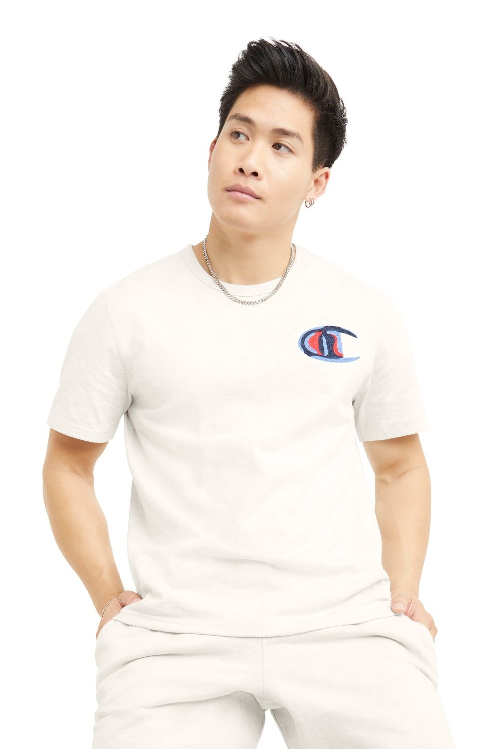 CHAMPION - Polera Manga Corta Hombre Champion