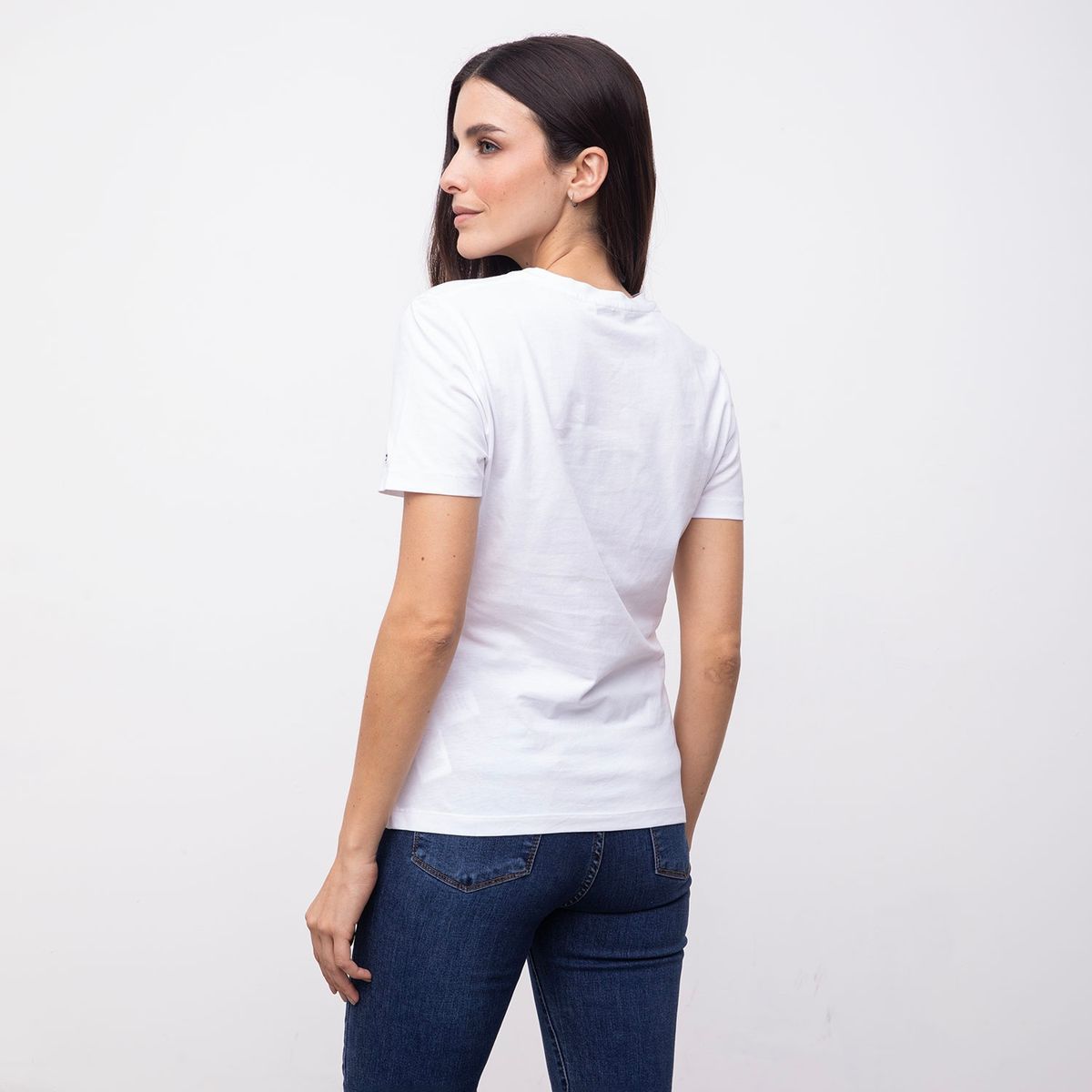 TOMMY HILFIGER - Polera Manga Corta Mujer Tommy Hilfiger