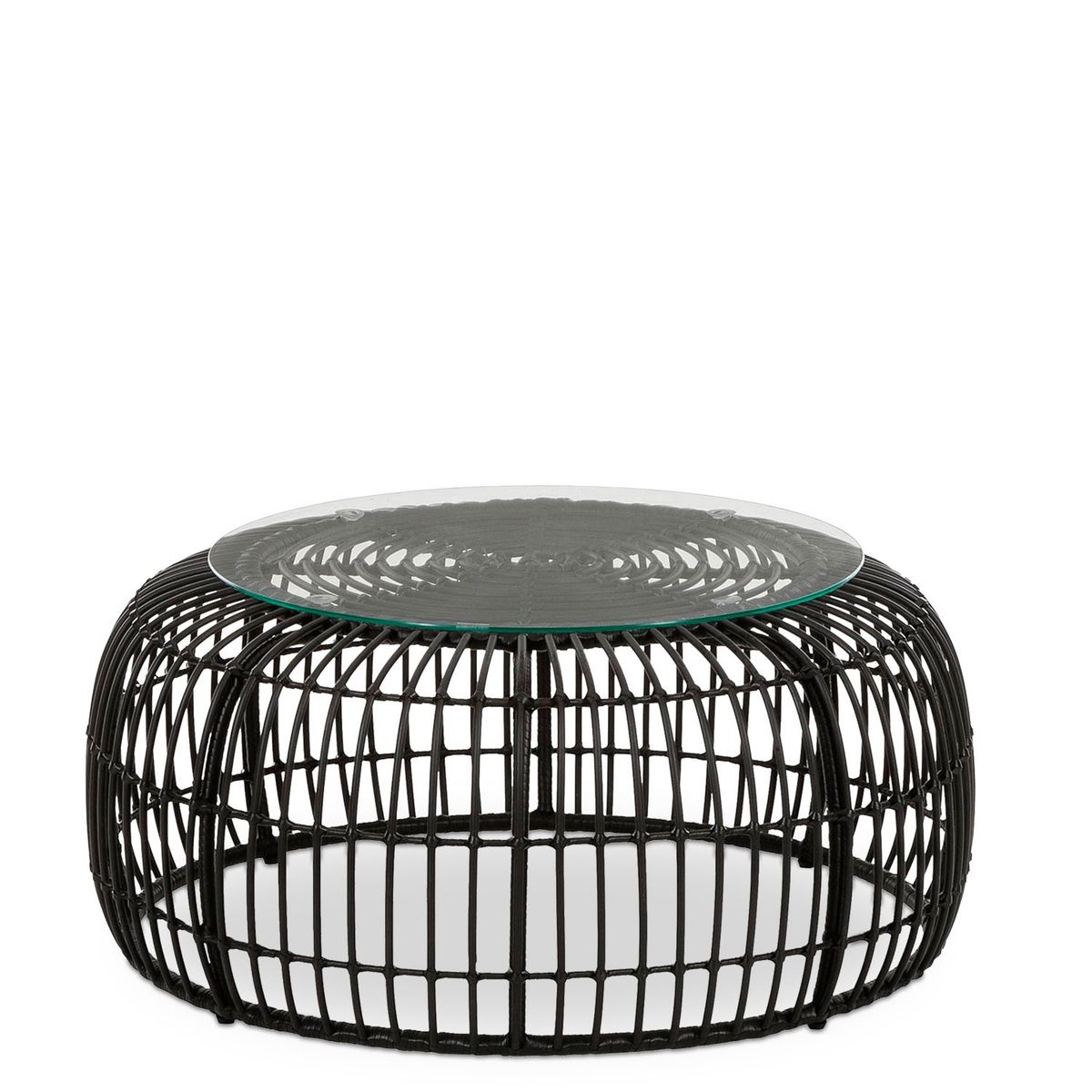 FORM DESIGN - Mesa de Centro Ratan Creta Negro Form Design