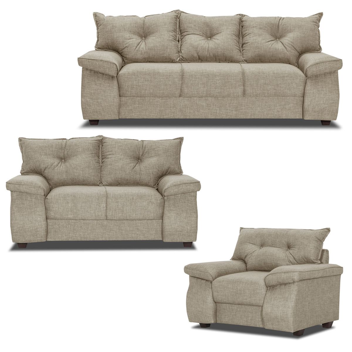 INNOVAMUEBLES - Living Fortaleza 3.2.1 Tela Cordoba Innovamuebles