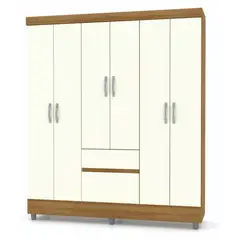 JDO & DESIGN - Clóset 6 Puertas 2 Cajones Champagne Mica