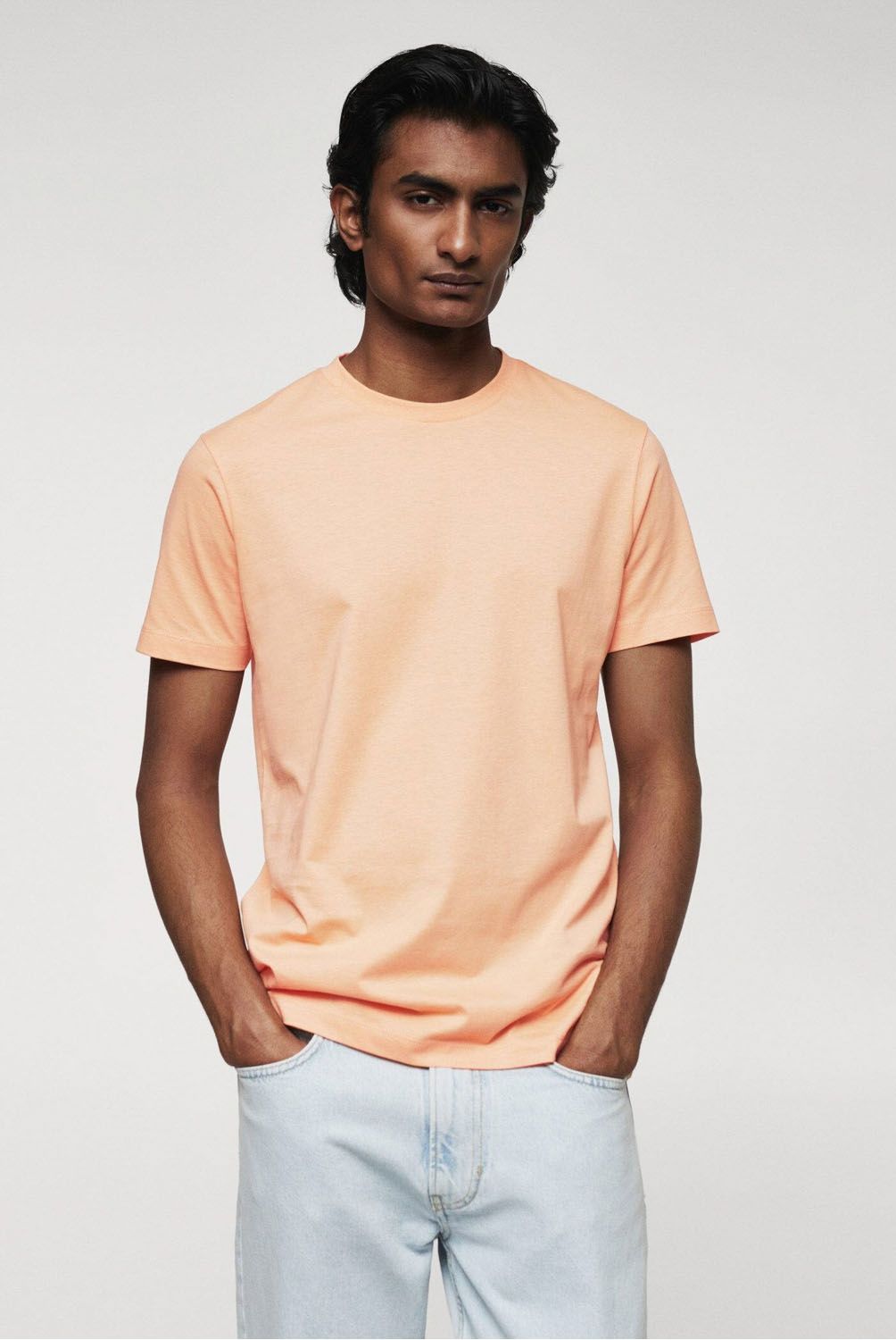 MANGO MAN - Polera 100% Algodón Hombre Mango Man