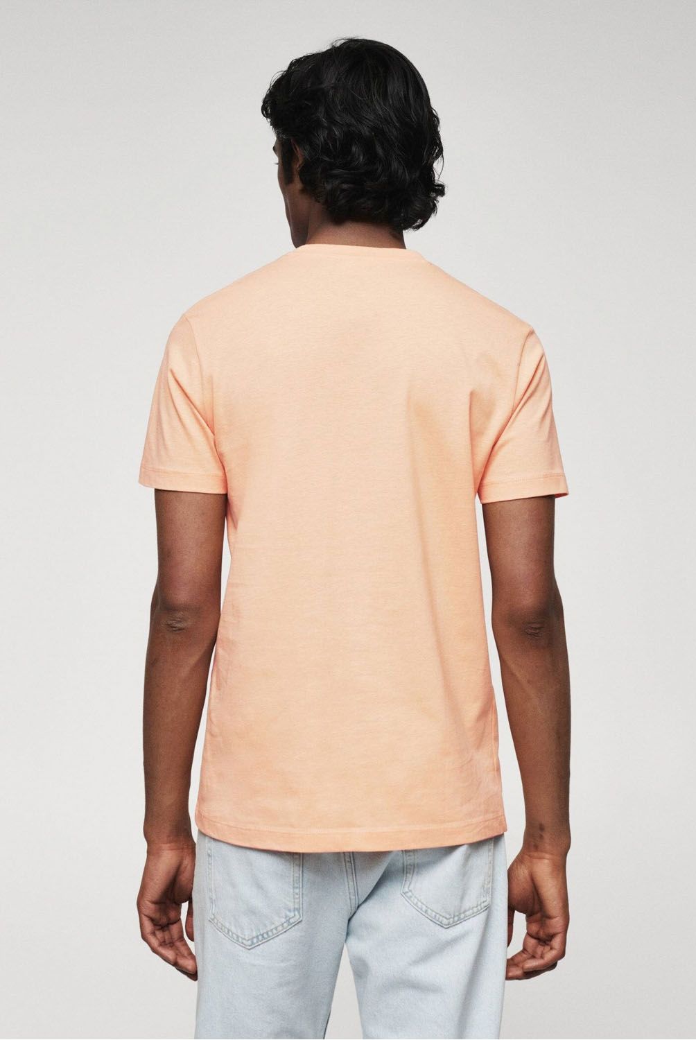MANGO MAN - Polera 100% Algodón Hombre Mango Man