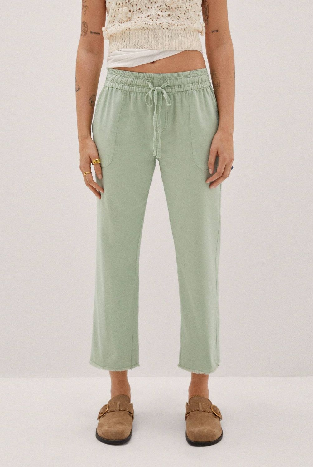 MANGO - Jeans Slouchy Cordón Ajustable Mujer Mango