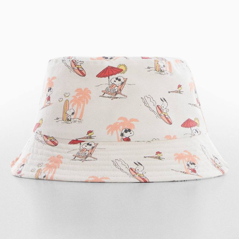 MANGO KIDS - Gorro Bucket Estampado Snoopy Accesorios Niña Mango Kids