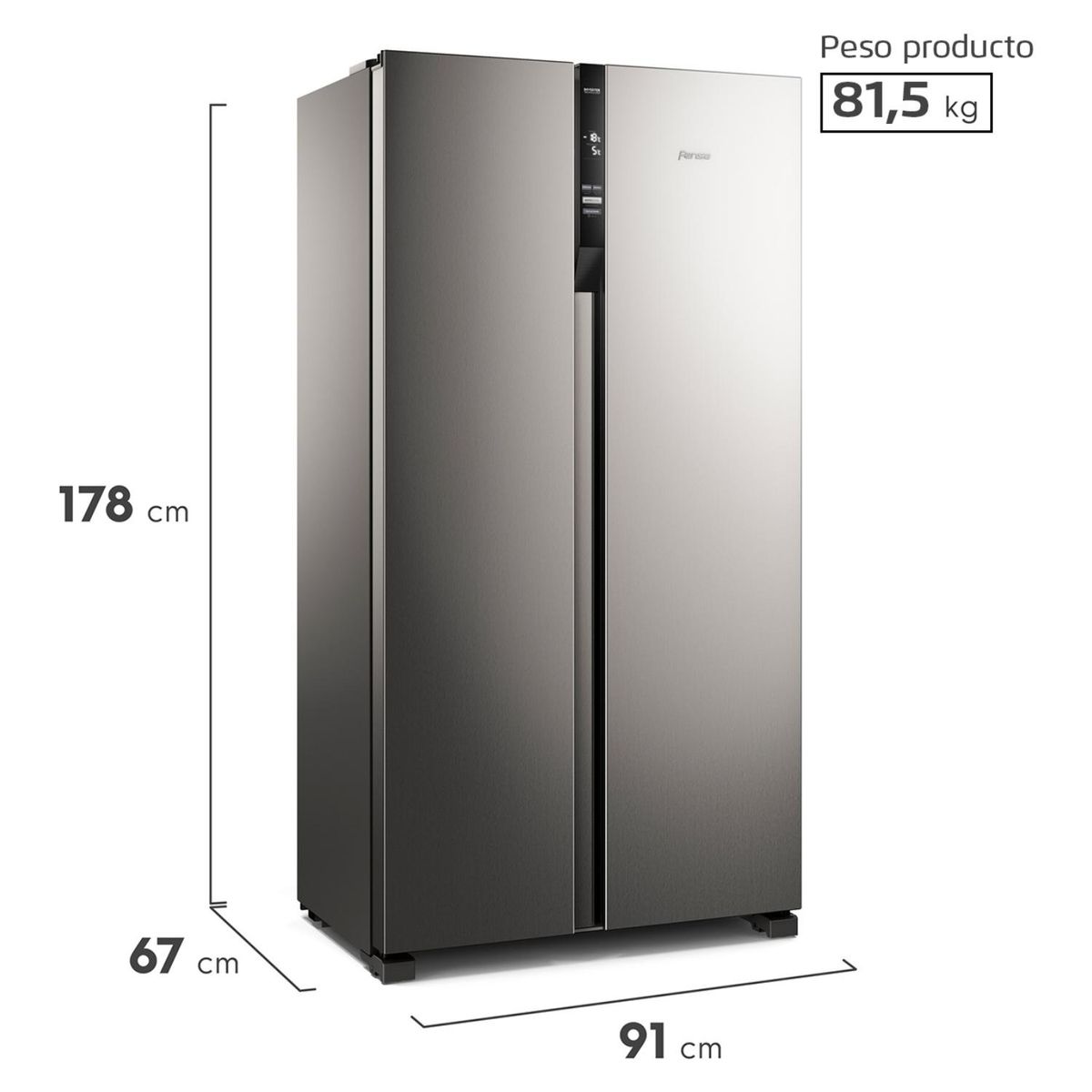 FENSA - Refrigerador Side by Side 532 Litros No Frost SFX530 Fensa