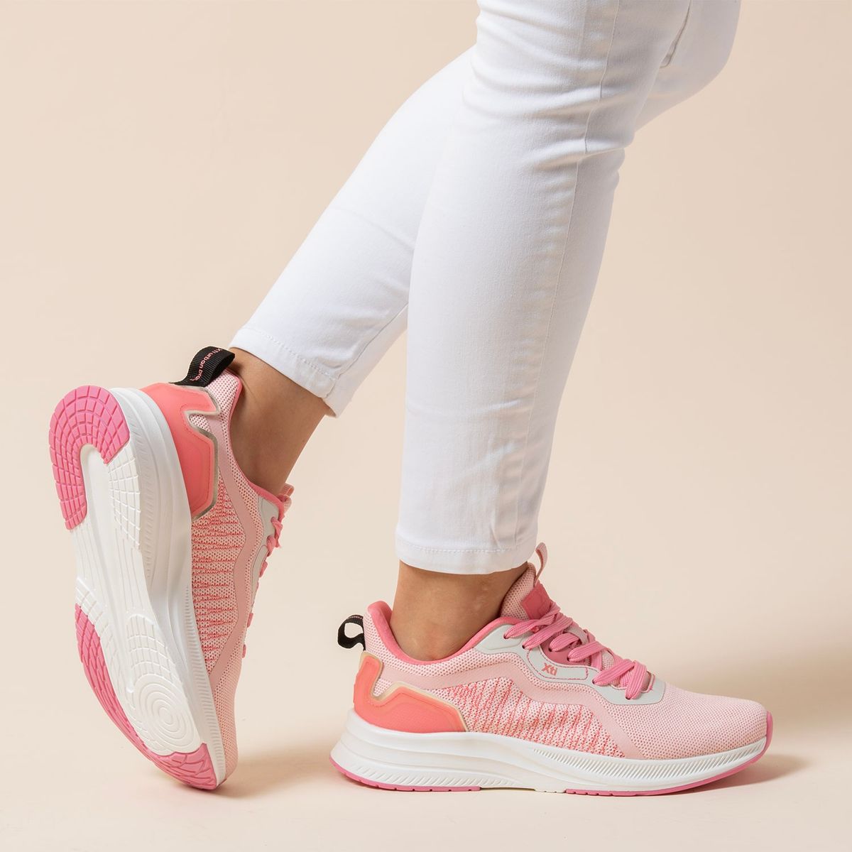 XTI - Zapatilla Urbana Mujer Rosado Xti