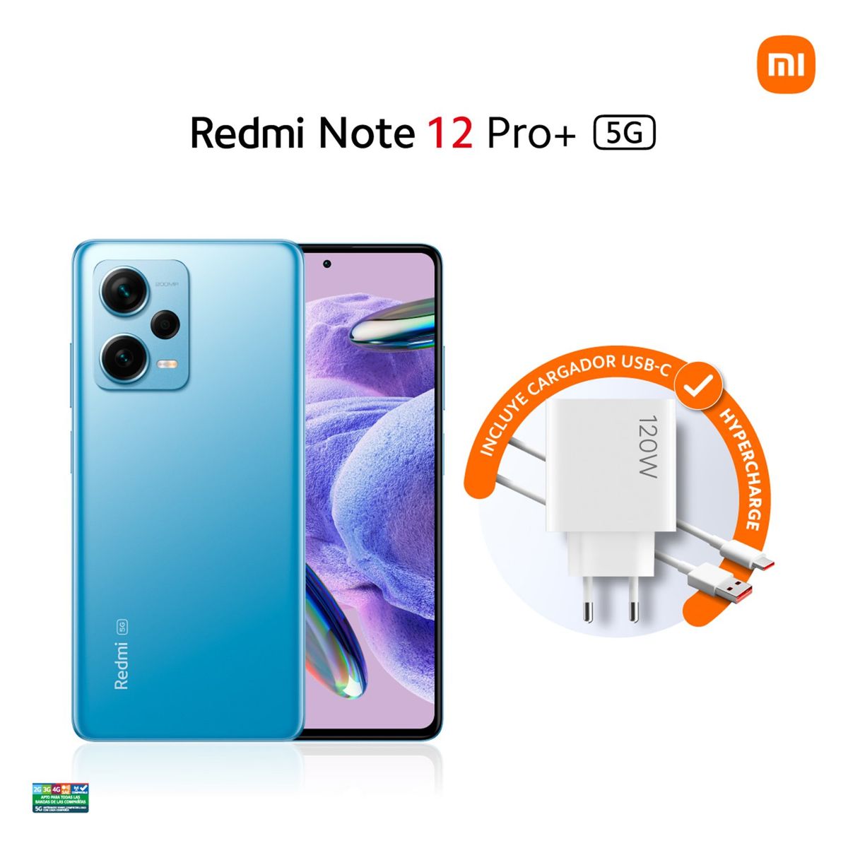 XIAOMI - Celular Xiaomi Redmi Note 12 Pro+ 256GB