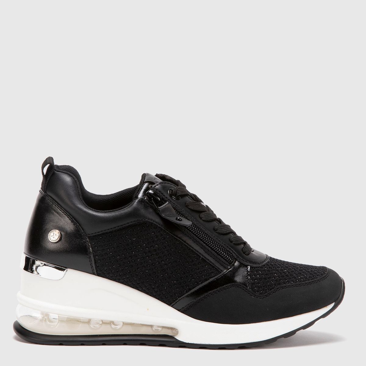 XTI - Zapatilla Urbana Mujer Negro Xti