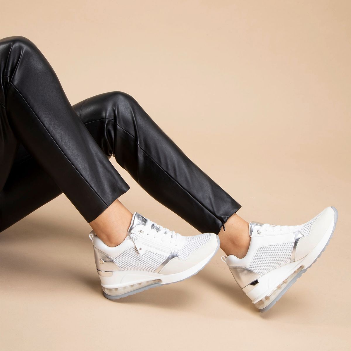 XTI - Zapatilla Urbana Mujer Blanco Xti