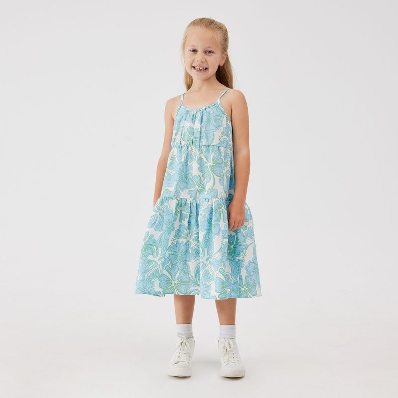 COTTON ON - Vestido Sin Mangas Estampado Algodón Niña Cotton On
