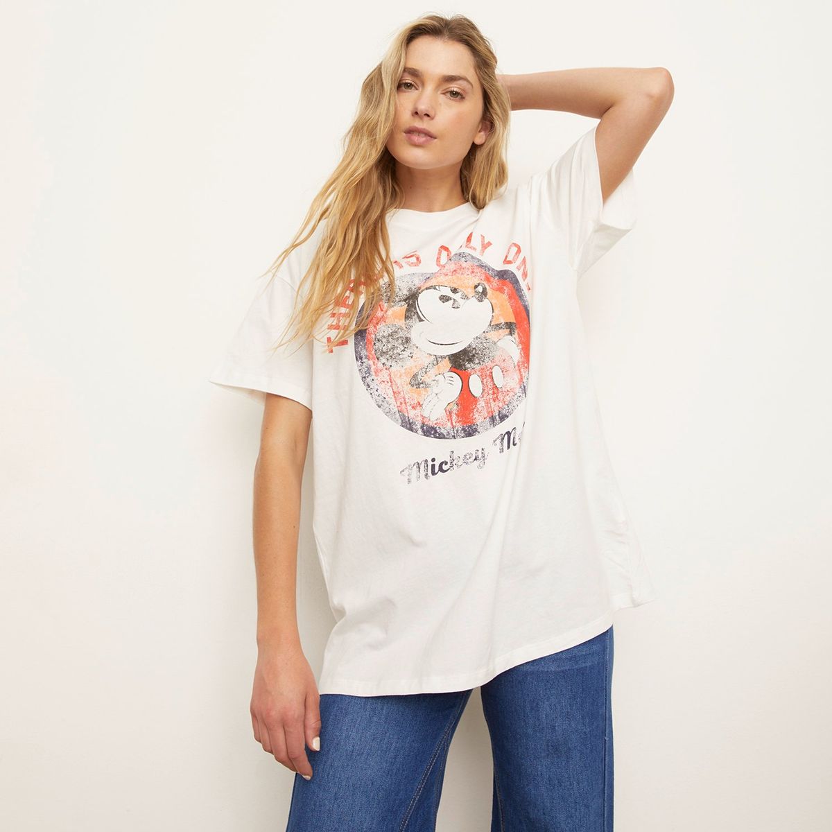 COTTON ON - Polera Estampada Algodón Mujer Cotton On