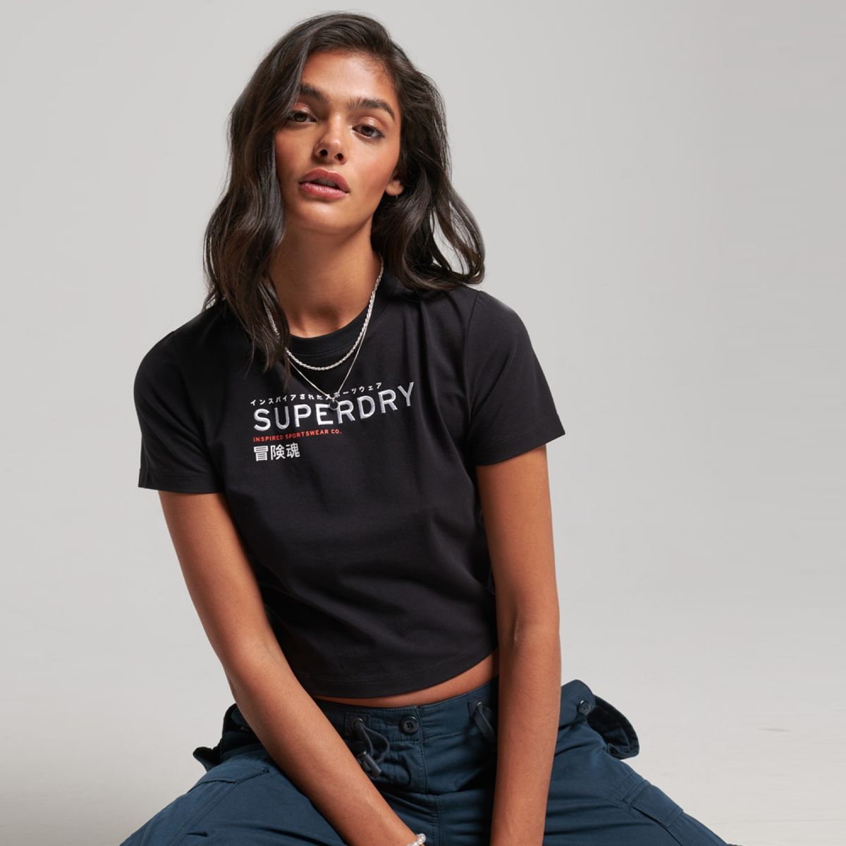 SUPERDRY - Polera Manga Corta Mujer Superdry