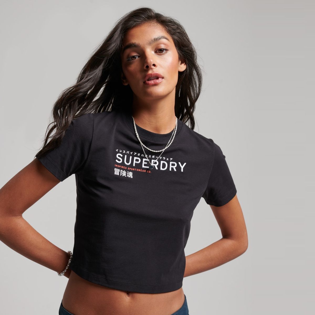 SUPERDRY - Polera Manga Corta Mujer Superdry