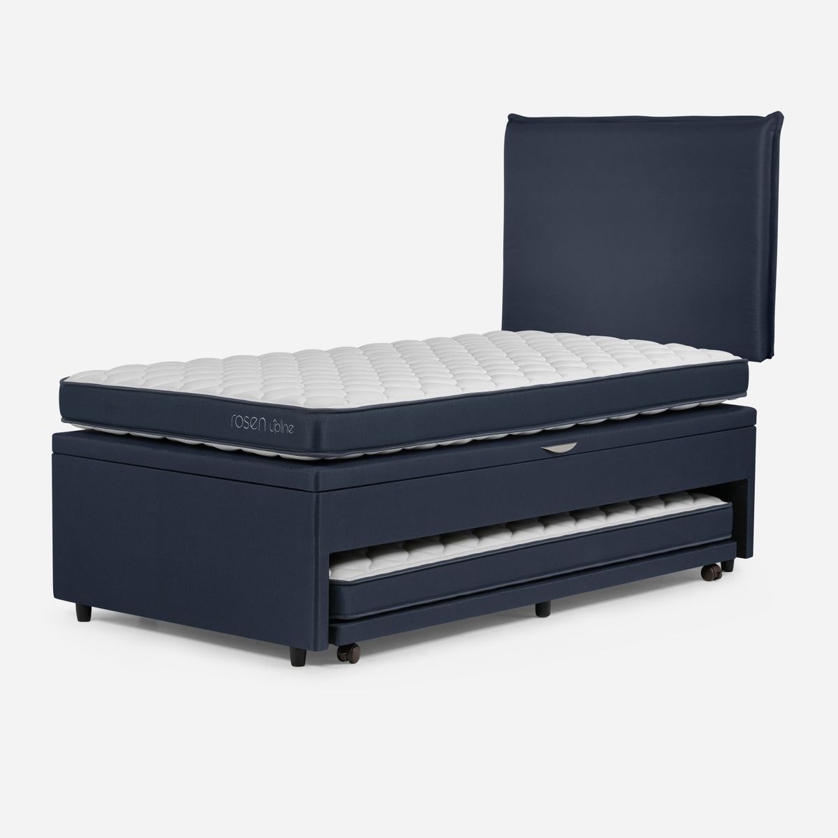 ROSEN - Bed Boxet Upline 1.5 Plazas Respaldo