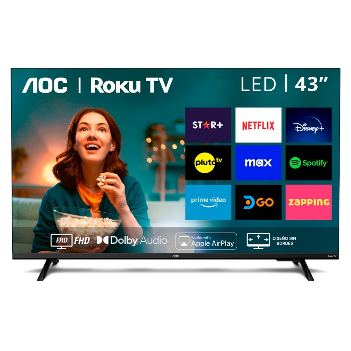 AOC - LED Smart TV 43" 43S5135 Full HD AOC