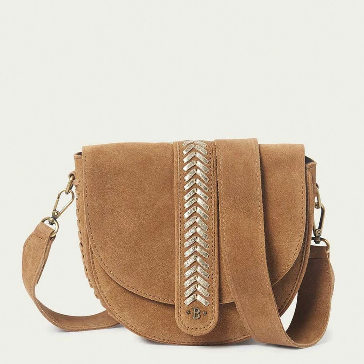 BROWNIE - Cartera Bandolera Fleco Mujer Brownie