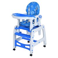 Silla De Comer 3 En 1 New Azul