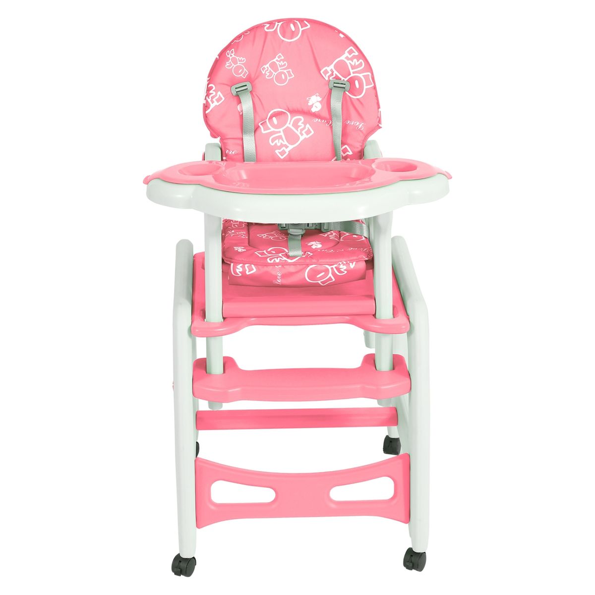 KIDSCOOL - Silla De Comer 3 En 1 New Rosada Kidscool