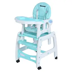 KIDSCOOL - Silla De Comer 3 En 1 New Fresh Blue
