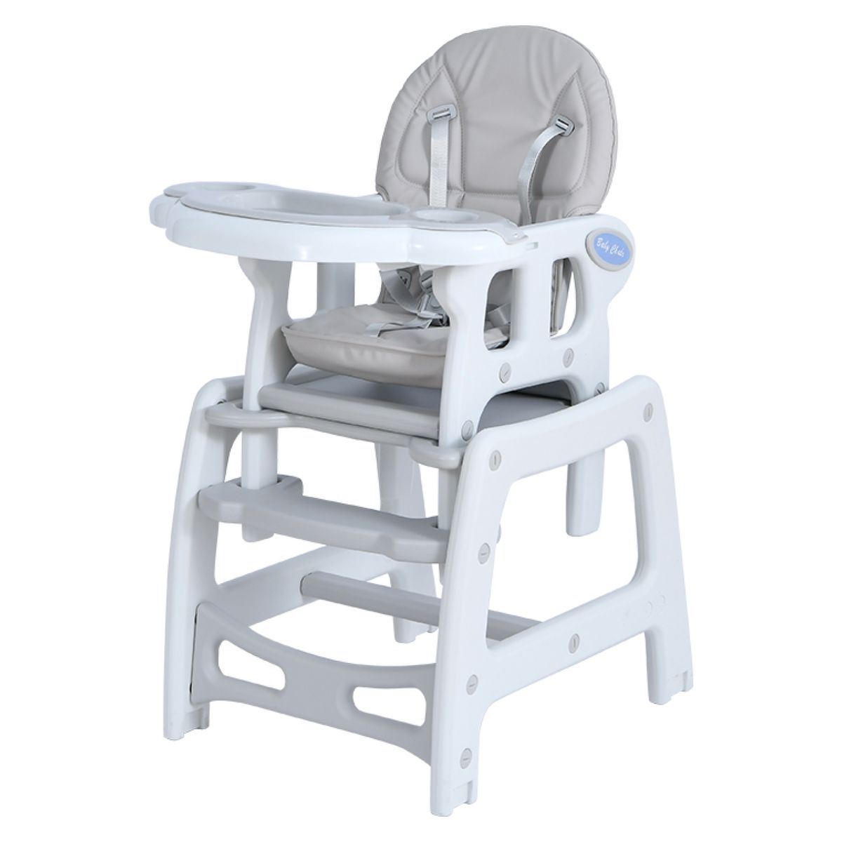 KIDSCOOL - Silla De Comer 3 En 1 New Gris Claro Kidscool