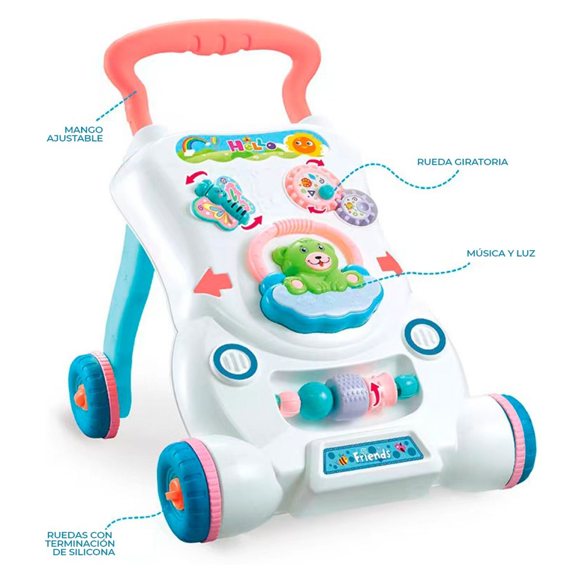KIDSCOOL - Caminador Musical Con Luces Kidscool