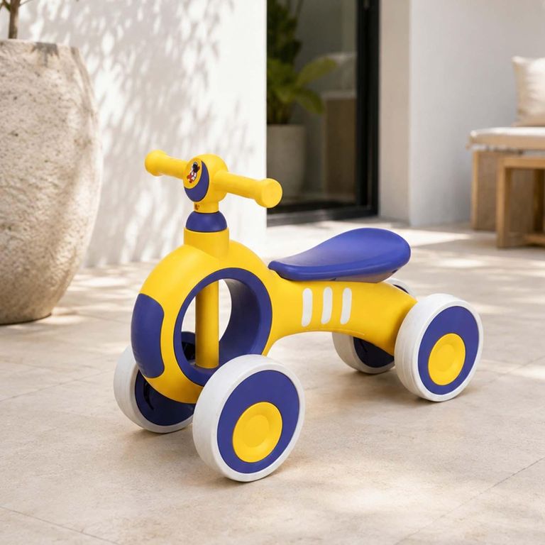 KIDSCOOL Correpasillo Mini Bike Amarillo