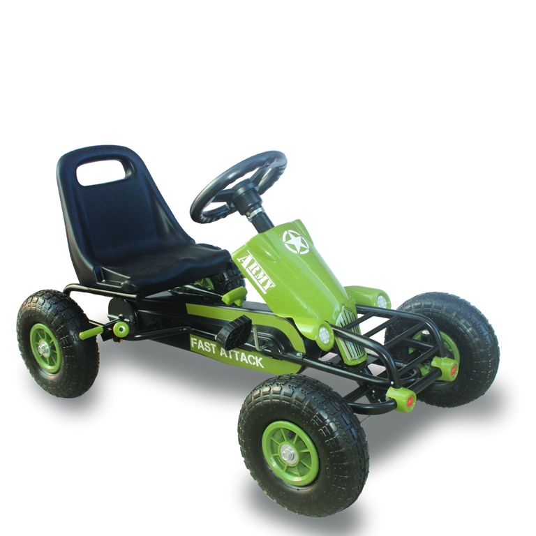 Go Kart Racing Army Xl Verde