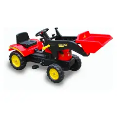 KIDSCOOL - Go Kart Retroexcavador Rojo