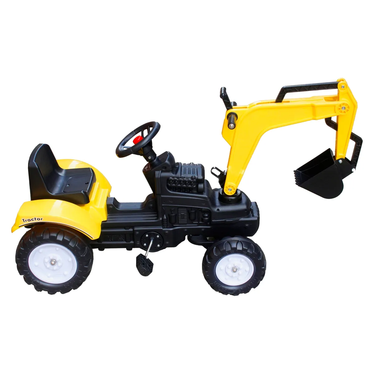 KIDSCOOL - Go Kart Excavador Amarillo Kidscool