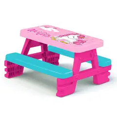 KIDSCOOL - Mesa Infantil 4 Niños Picnic Unicornio