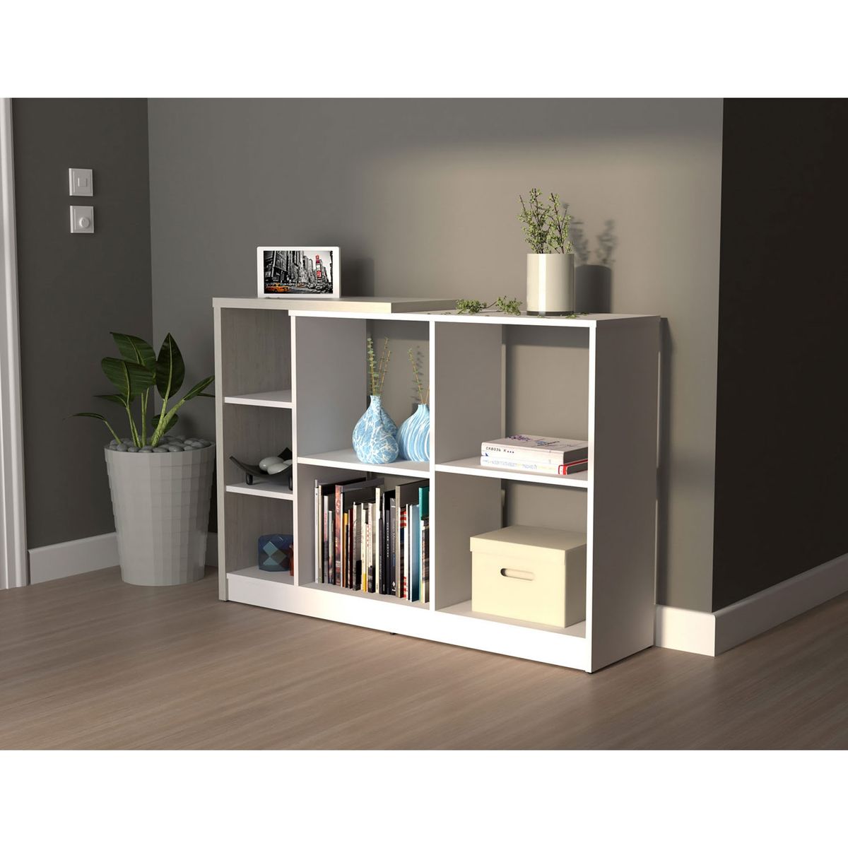 INVAL - Biblioteca Be15304 Blanco/Chantilli Inval