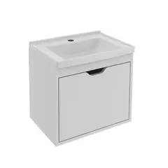 TECNOMOBILI - Mueble Baño Aereo 1 Puerta Blanco