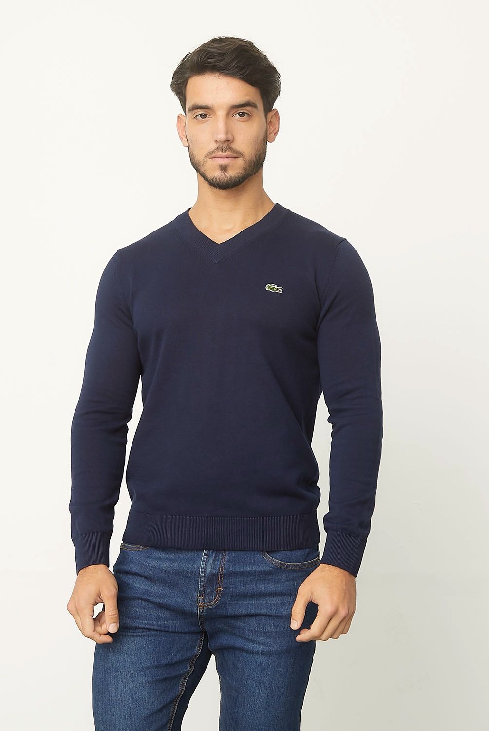 LACOSTE - Sweater Cuello V Hombre Lacoste