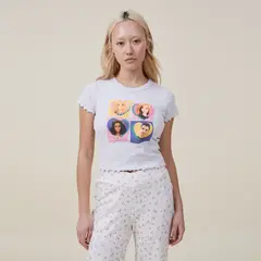 COTTON ON - Polera de Pijama Baby Sleep Mujer