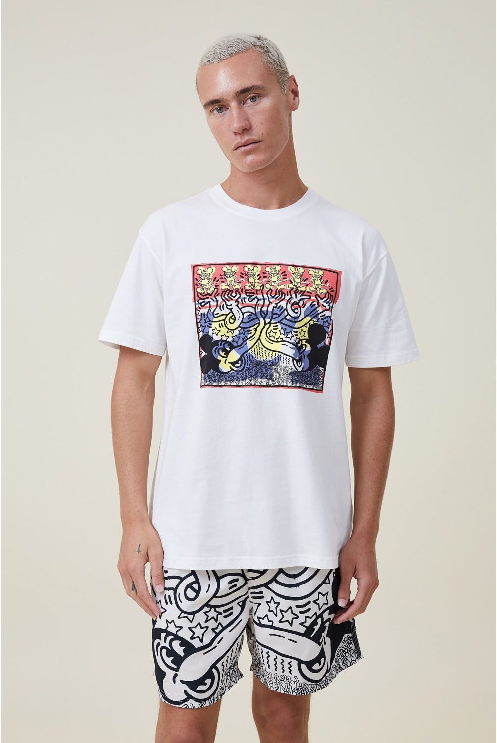 COTTON ON - Short Mickey Hombre Cotton On