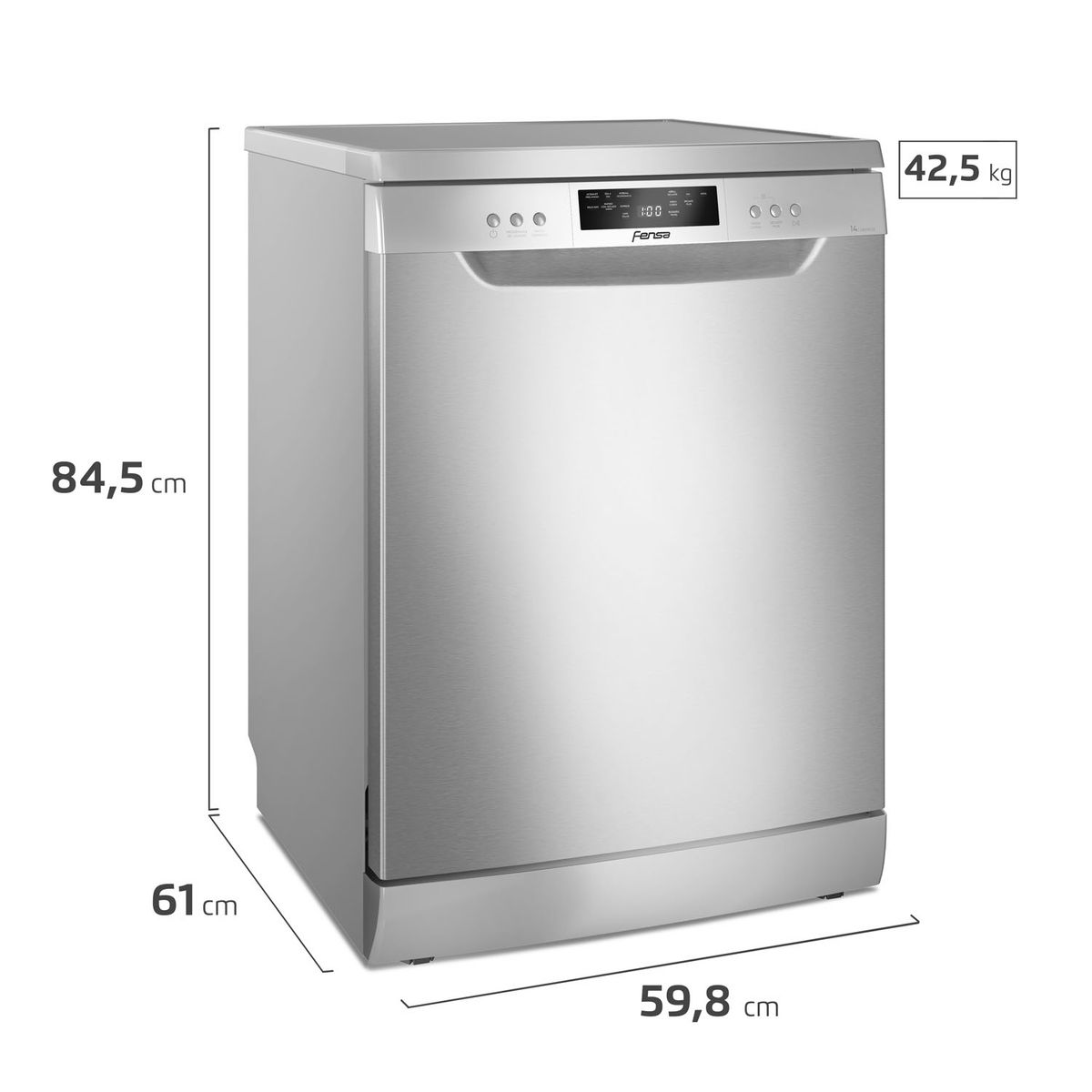 FENSA - Lavavajillas 14 Cubiertos Experience Care Fensa