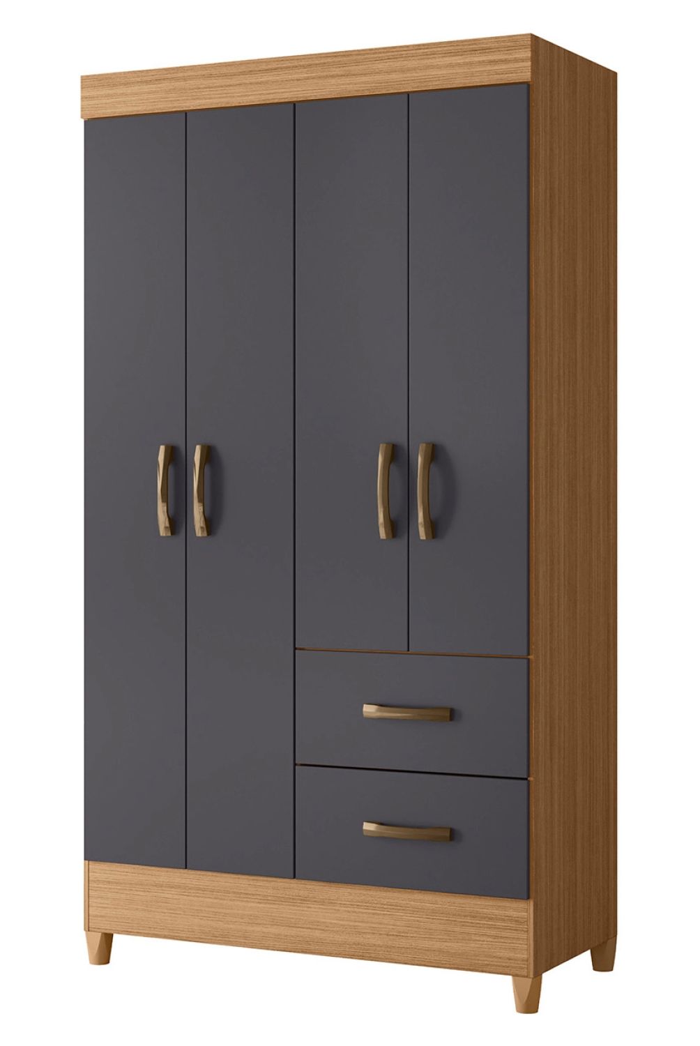 VEKKAHOME - Clóset 4 Puertas Mobi Vekkahome