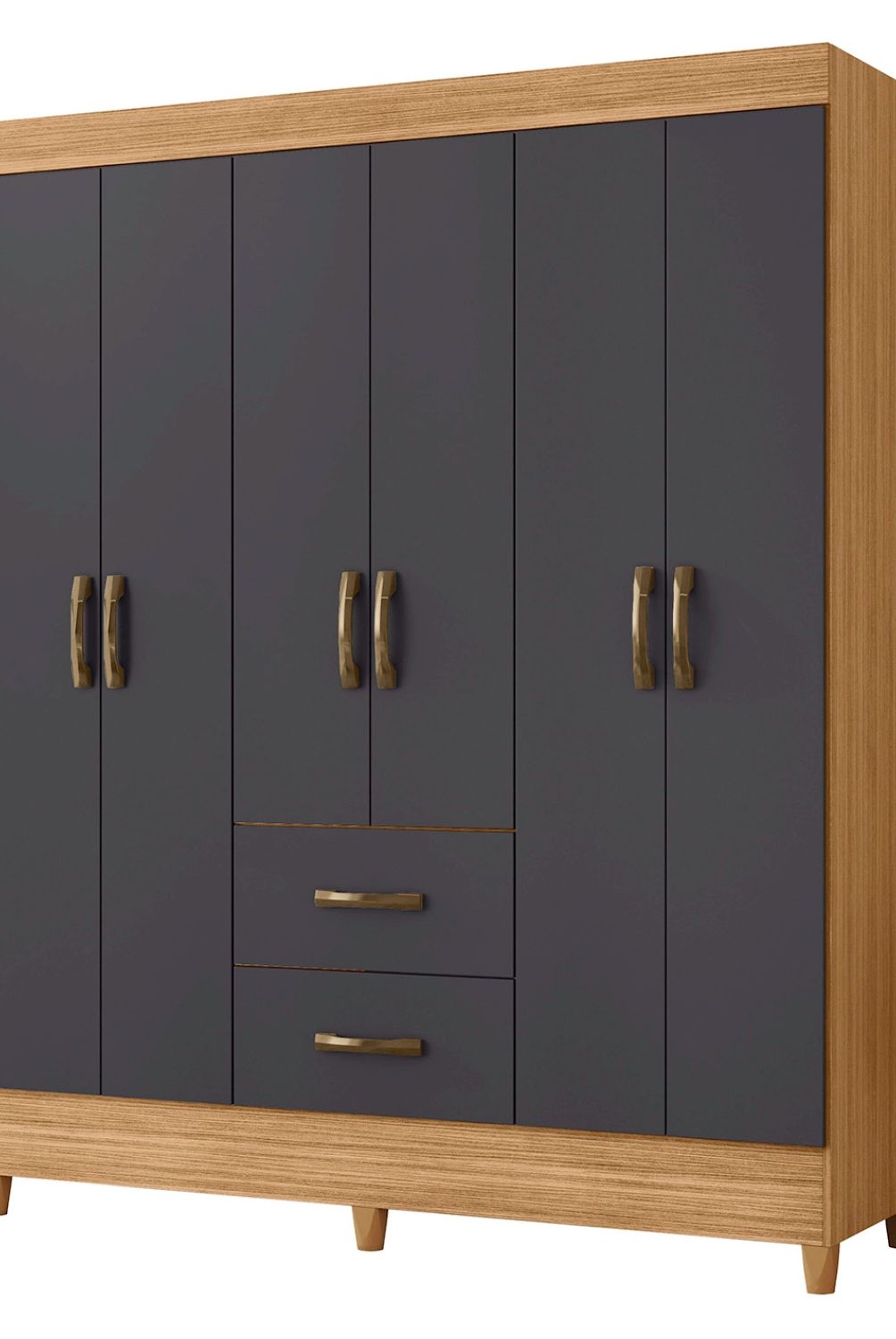 VEKKAHOME - Closet 6 Puertas Mobi Vekkahome