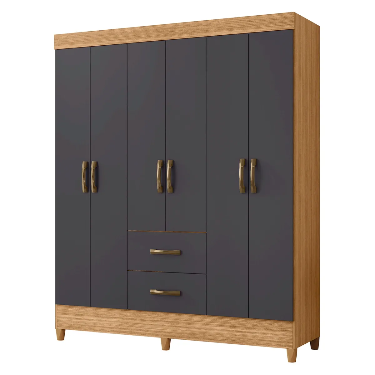 VEKKAHOME - Clóset 6 Puertas Mobi Vekkahome