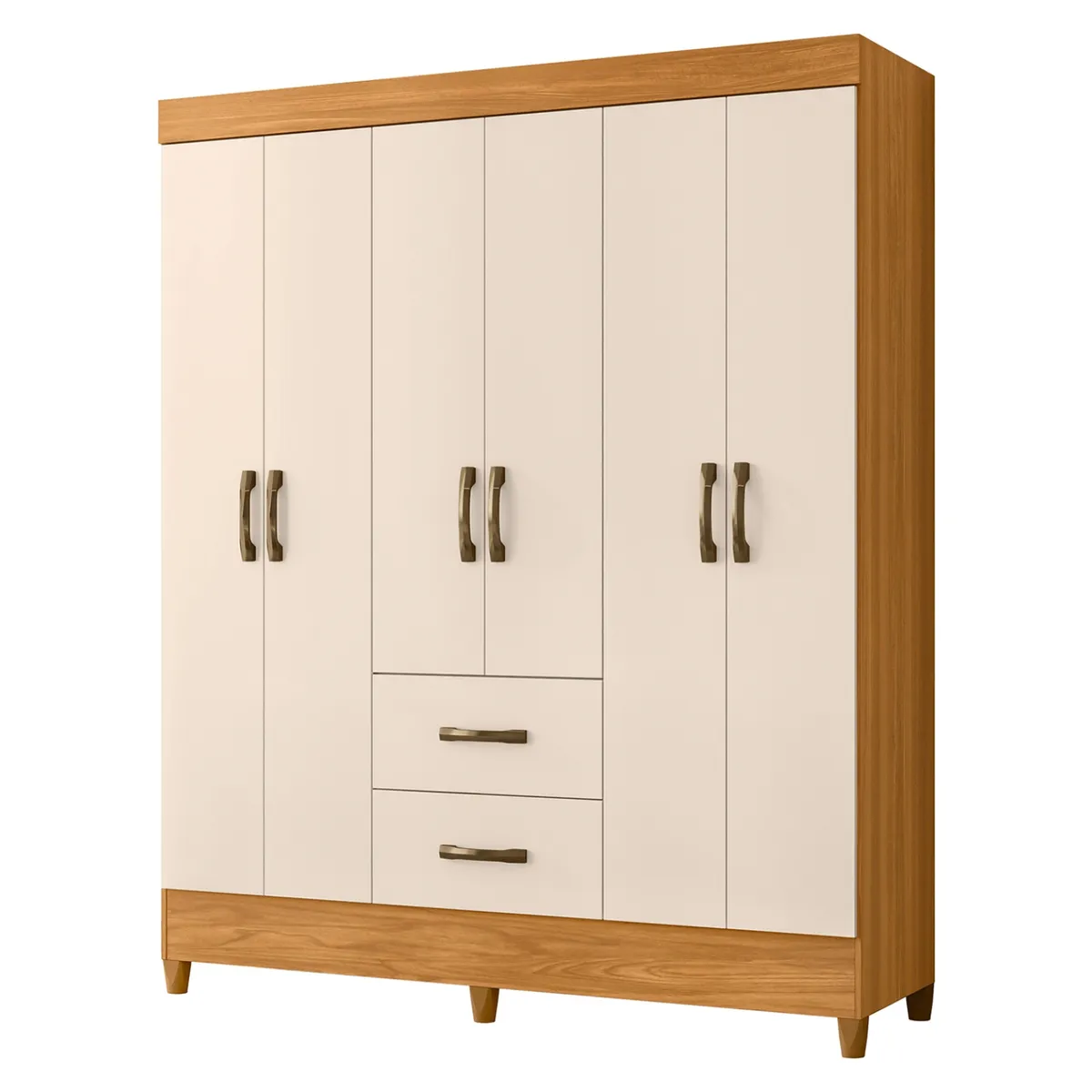 VEKKAHOME - Clóset 6 Puertas Mobi Vekkahome