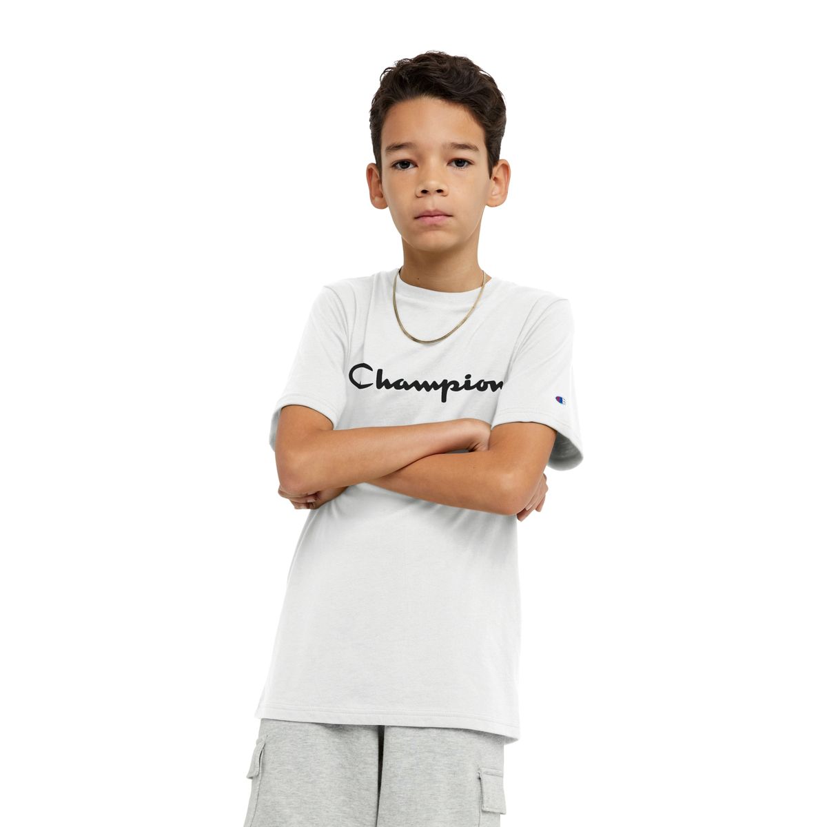 CHAMPION - Polera Algodón Niño Champion